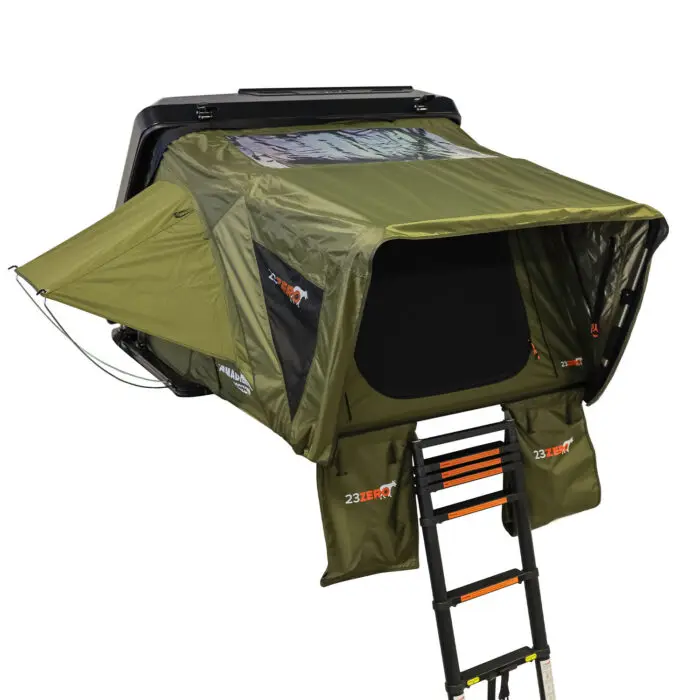 23Zero Armadillo Horizon 2 Hard Shell Roof Top Tent Deployed